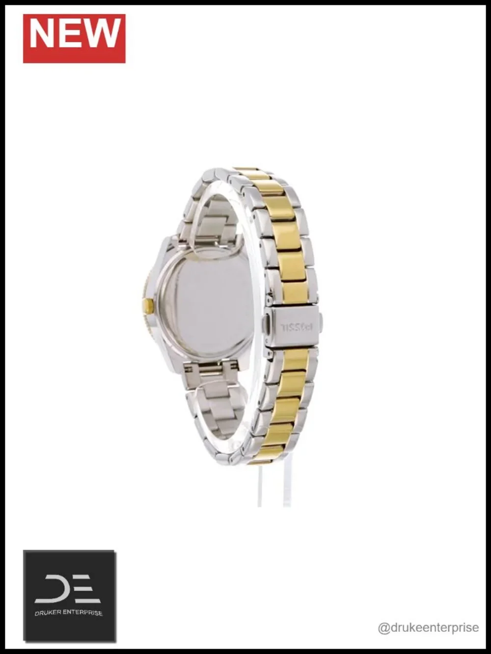 32mm Quartz Stainless Steel Bracelet Watch with Date